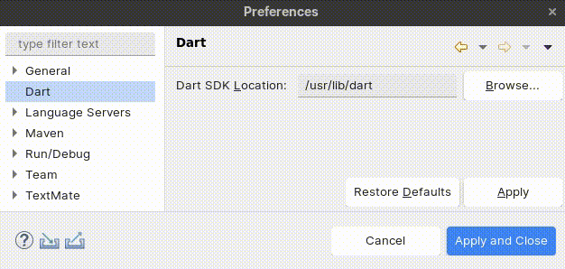 Instant Dart SDK location validation